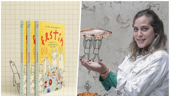 "Festín", editado por Pichoncito, es la primera publicación infantil que escriben Malena Martínez y Pía León, una científica y una chef destacadas. (Foto: Hugo Pérez/GEC)