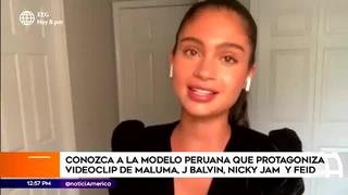 Modelo peruana protagoniza último videoclip de Feid y J. Balvin
