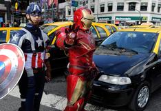 YouTube: Iron Man y el Capitán América protestan contra Uber
