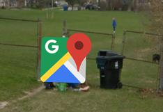 Google Maps: se escondió de las cámaras de Street View de la manera más inusual