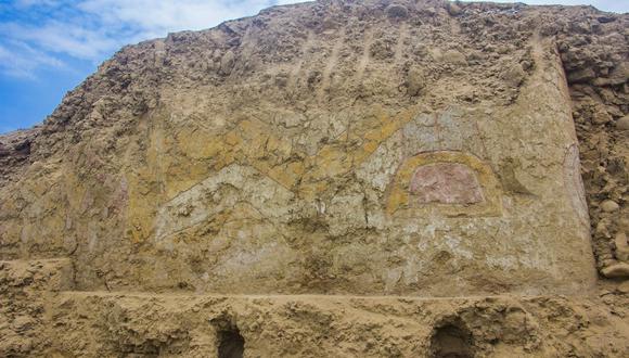 Un mural prehispánico que pertenece a la cultura Cupisnique (Foto: ANDINA / AFP)