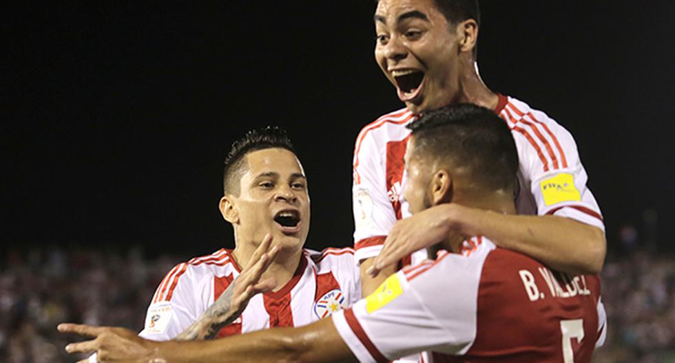 Paraguay venció 2-1 a Ecuador, por la fecha 13 de las Eliminatorias Rusia 2018. Bruno Valdez y Junior Alonso hicieron los goles guaraníes. Descontó Felipe Caicedo. (Foto: Getty Images)