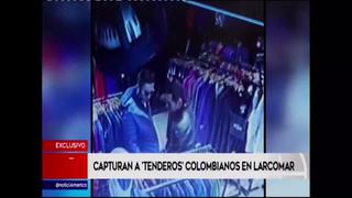 Miraflores: delincuentes colombianos son capturados en Larcomar