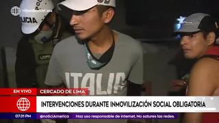 Coronavirus en Perú: sujetos son intervenidos bebiendo licor pese a estado de emergencia