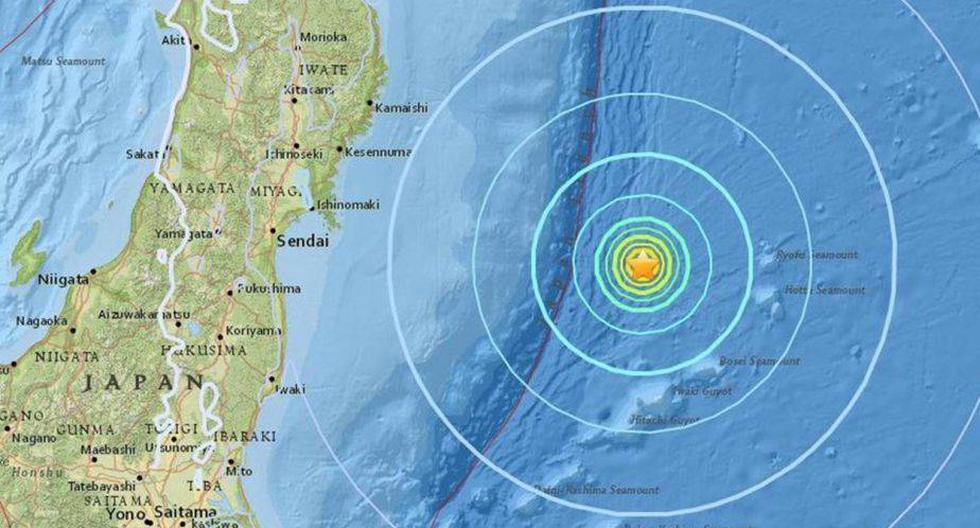Sismo en Japón de 6,1 grados ocurrió a 281 kilómetros al sureste de Kamaishi (USGS)