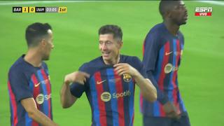 Robert Lewandowski marca el 1-0 para el Barcelona ante Pumas | VIDEO