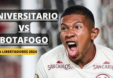 Universitario vs. Botafogo: día, horario y dónde ver el partido por la COPA CONMEBOL LIBERTADORES-2024