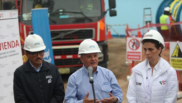 Jorge Gómez Reátegui, presidente del Servicio de Agua Potable y Alcantarillado de Lima (Sedapal). (Foto: Ricardo Cuba / Andina)