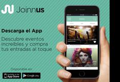 Joinnus: aplicación permite comprar entradas a eventos desde tu Smartphone