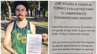 El atleta argentino que apuesta a quienes puedan ganarle una carrera: lo hace para financiarse 