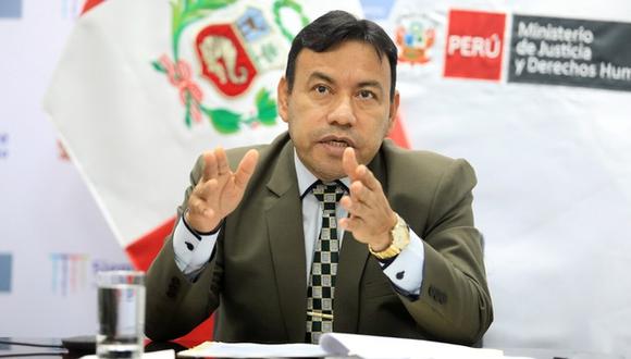 Félix Chero dijo esperar que los parlamentarios reflexión respecto a la moción de censura contra Willy Huerta. (Foto: Minjus)