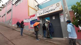 Elecciones 2021: llovizna en Arequipa afectó a locales de votación al aire libre