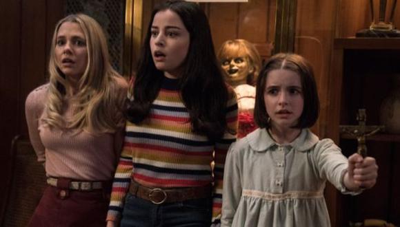 Annabelle va tras estas niñas en la nueva película de "El conjuro" (Foto: Annabelle 3 / Warner Bros.)