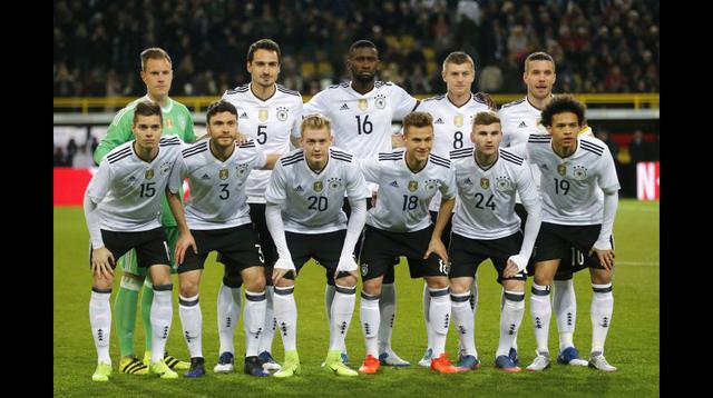 2. Alemania: 636,5 M€ de valor total (26,5 M€ valor medio por jugador). (Foto: agencias)