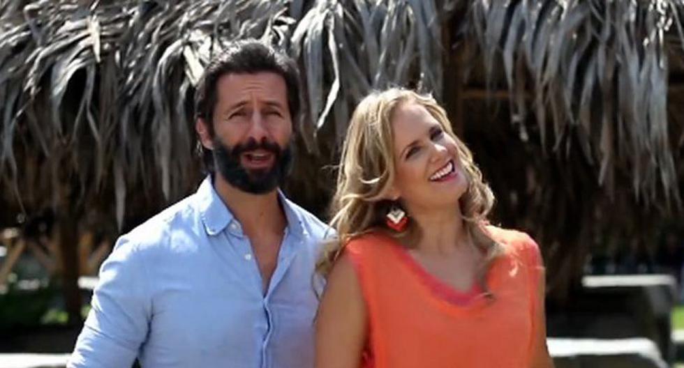 Marco Zunino y Rossana Fernández Maldonado protagonizaron divertido sketch en el que hacen playback, al mismo estilo de Locos de Amor. (Foto: Captura Video)