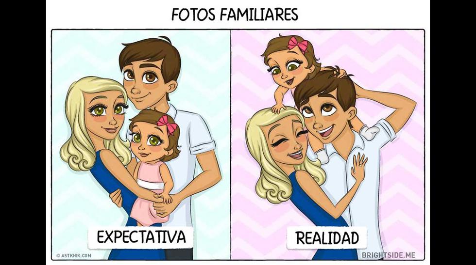 Expectativa vs Realidad: La maternidad en divertidos dibujos | VIU | EL  COMERCIO PERÚ