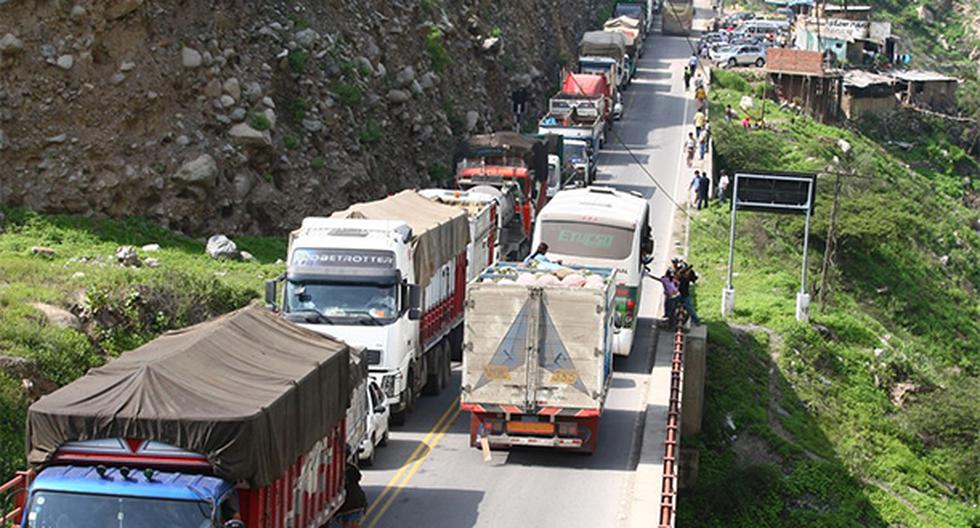 Restringirán paso de vehículos pesados en la Carretera Central del Perú por Semana Santa. (Foto: Agencia Andina)