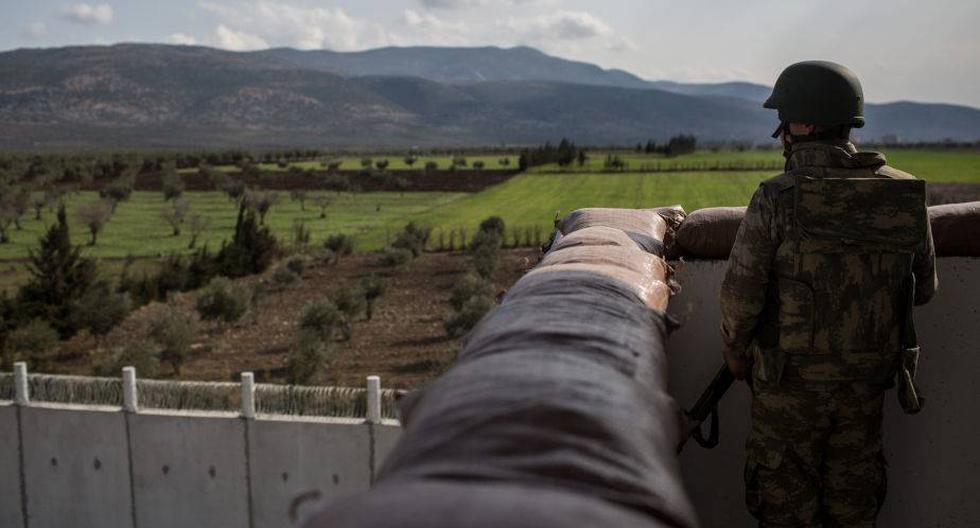 Soldado turco en frontera con Siria. (Foto: Getty Images)