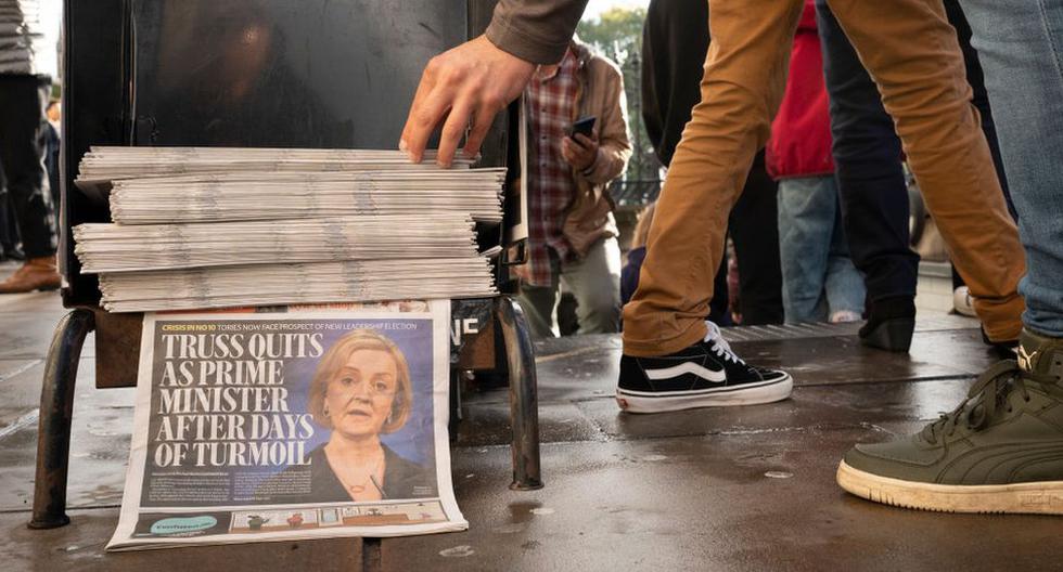La renuncia de Liz Truss era inminente. (Foto: AFP)