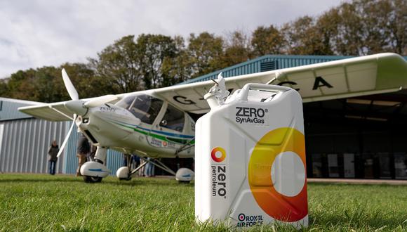Esta avioneta completó un vuelo con combustible sintético de la empresa Zero Petroleum y estableció un récord de Guinness. (Foto: difusión)