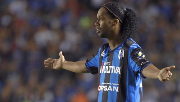 Ronaldinho: cinco partidos en Querétaro y solo una victoria
