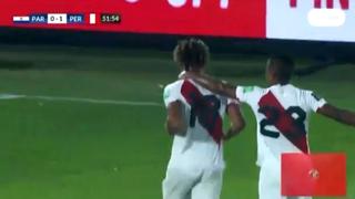 Perú vs. Paraguay: André Carrillo y el derechazo para el 1-0 del equipo blaquirrojo en Asunción | VIDEO