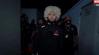 UFC 254: el ingreso de Khabib Nurmagomedov para enfrentar a Justin Gaethje | VIDEO