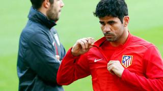 Diego Costa se lesionó y es duda en Atlético de Madrid