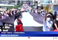 Huancayo: marchan con bandera negra por fallecidos en protestas