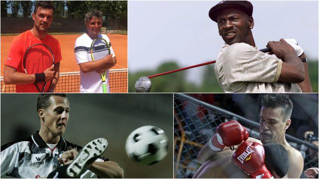 A propósito de la incursión de Paolo Maldini en el tenis, repasamos otros casos de reconocidos deportistas que probaron suerte en otras disciplinas. (Foto: AFP/Reuters/Difusión)