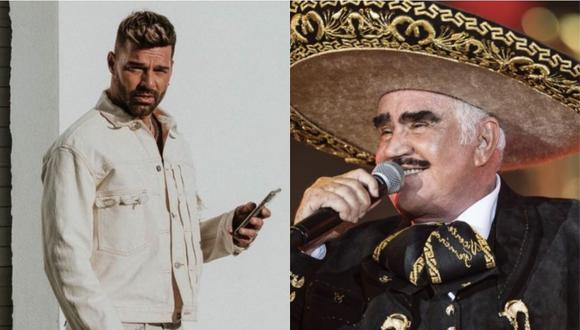 Ricky Martin se despide de Vicente Fernández con emotivo mensaje en redes sociales. (Foto: @ricky_martin / @_vicentefdez)