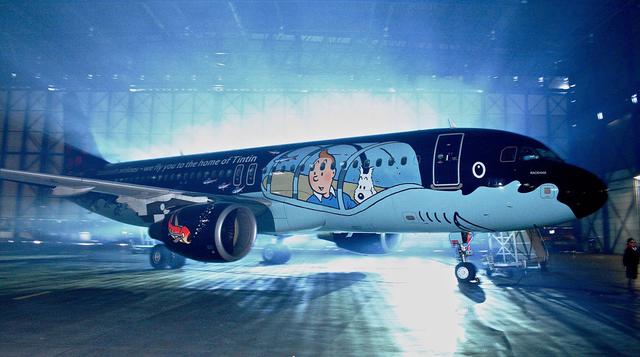 Disfruta un vuelo en este original avión de Tintín - 1