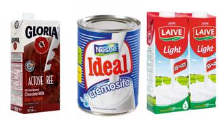 Los productos de Gloria, Laive y Nestlé que revisó Indecopi