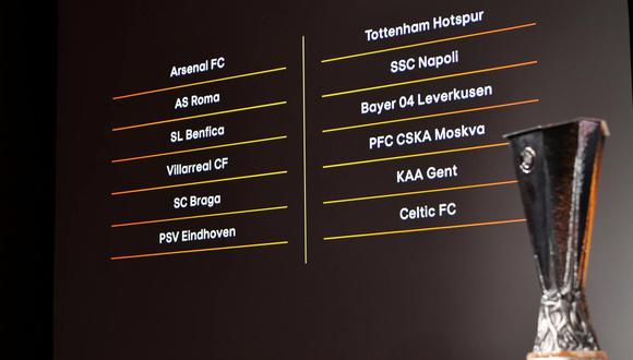 Asi quedaron los grupos de Europa League. (Foto: Reuters)