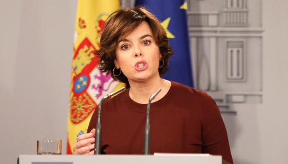 Soraya Sáenz de Santamaría, vicepresidenta de España. (Foto: Reuters)