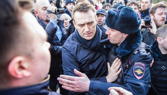 Imagen de archivo de Alexei Navalny, abogado de 44 años, y uno de los críticos más duros contra el Kremlin. (Foto: AFP)