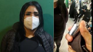 Policías del Grupo Terna capturaron a mujer que solía robar ropa de centros comerciales | VIDEO
