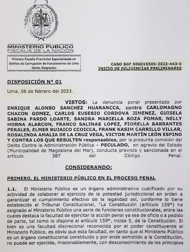 La comuna de Magdalena presentó el 6 de febrero del 2023, una denuncia ante la Fiscalía Anticorrupción contra Depor Plaza, la cual sigue en curso.