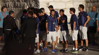 FOTOS: Messi y Neymar anotaron "un gol por la paz" en Cercano Oriente