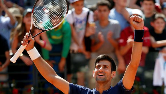Novak Djokovic derrotó a Juan Martín del Potro por 6-1 y 6-4 en el Masters 1000 de Roma.