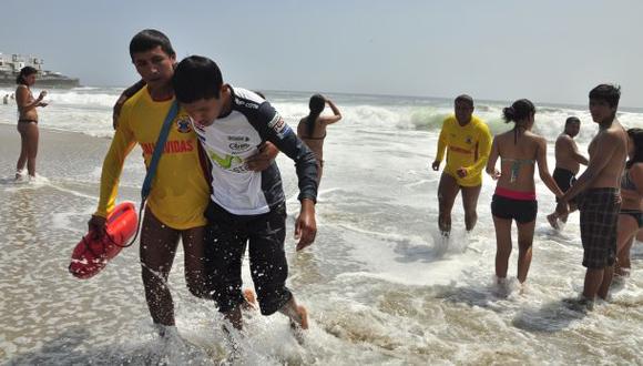 Salvavidas rescataron a 559 bañistas desde inicio de verano