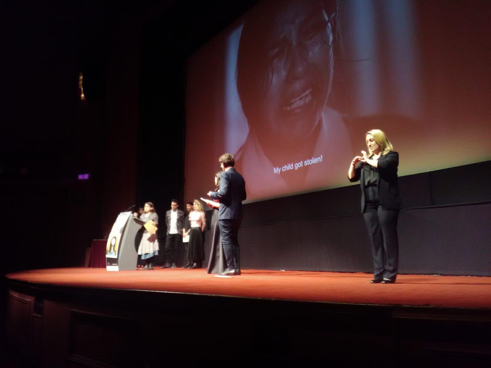 Ceremonia de premiación en el Festival de Thessaloniki. (Foto: difusión)