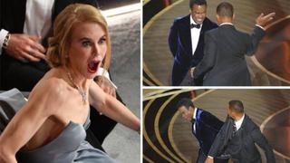 Oscar 2022: la comentada reacción de Nicole Kidman al golpe de Will Smith a Chris Rock   