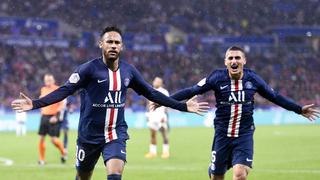 PSG se impuso por 1-0 a Lyon con un golazo agónico de Neymar | VIDEO