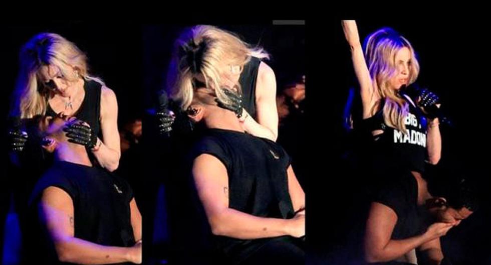 Madonna habló sobre el beso con Drake. (Foto: Captura)