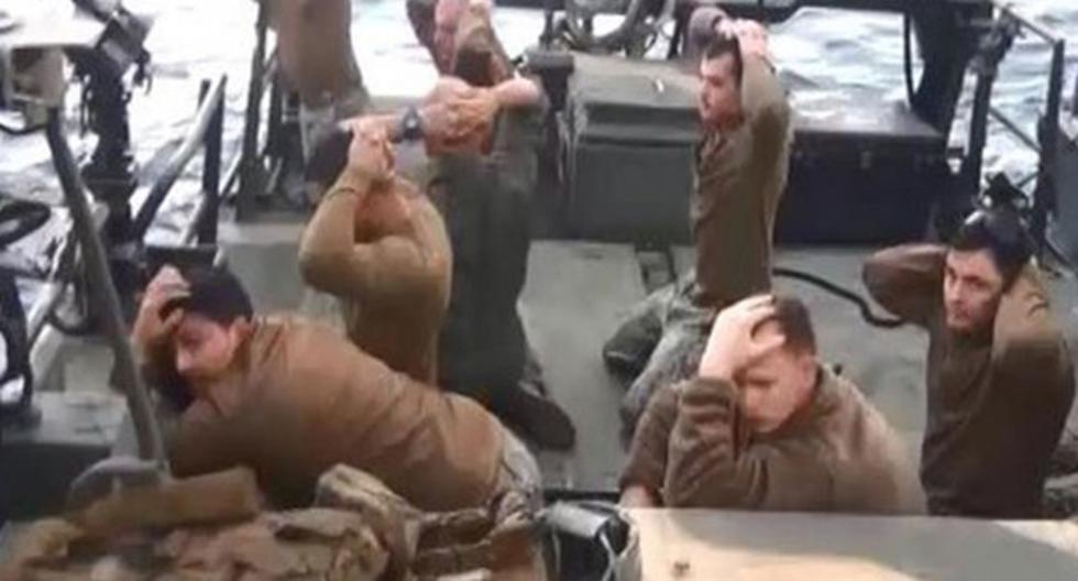 EEUU acusa de \"negligencia\" a sus 10 marinos que fueron retenidos en Irán. (Foto: Captura)