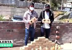 Huancavelica: Jóvenes crean ladrillos lego ecológicos