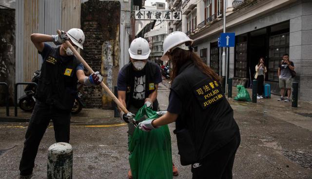 Mangkhut, considerado el tifón más fuerte del año, destrozó zonas agrícolas del norte de Luzón a sólo un mes de las cosechas, que representan una parte importante de la producción de arroz y maíz del país. (Foto: AFP)