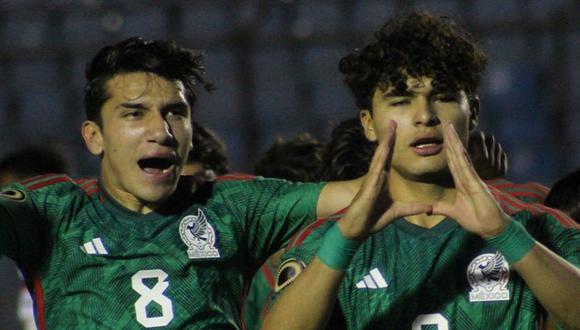 Stephano Carrillo marcó para México en la final del Premundial Sub 17 contra USA.