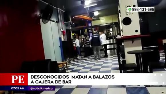 Asesina a cajera en Comas. (Foto: América Noticias)